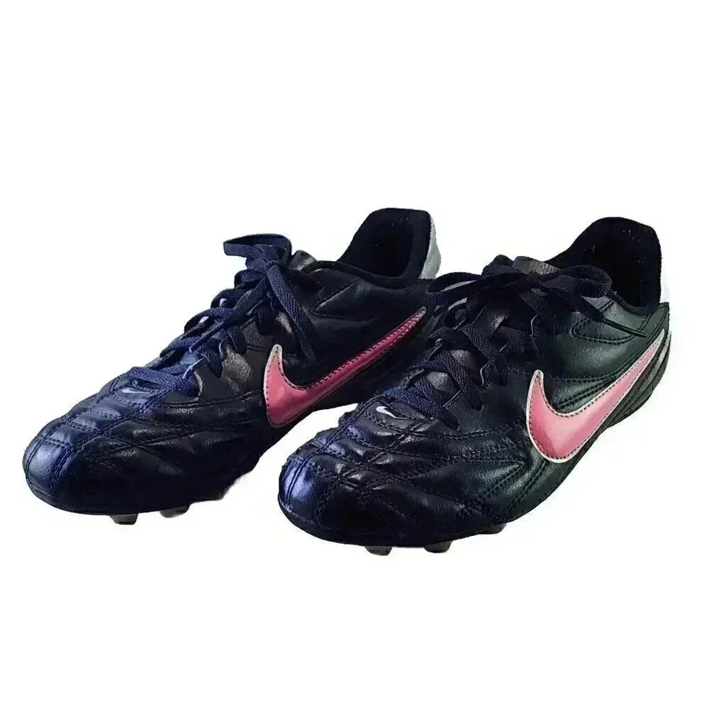 Nike Premier 3 Chaser Soccer Cleats 442126-060 Size 4.5 Youth Shoes Black & Pink - Picture 2 of 6